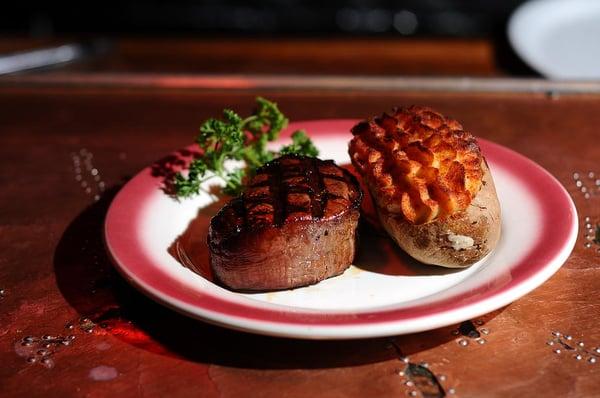 Filet Mignon, Twice Baked Potato