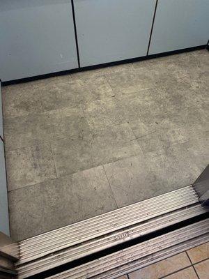 Elevator is ALWAYS filthy, dog shit sitting in here one day