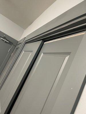 Doors coming off hinges EVERYDAY in kitchen.