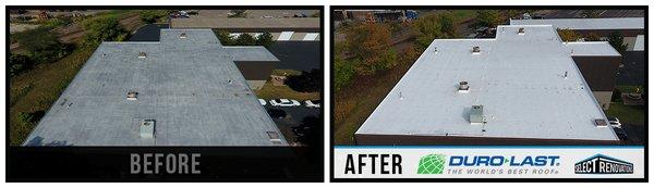 Duro-Last Roof Replacement - Floorcraft, Clinton Twp, MI