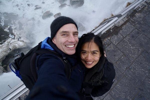 Frank and Irene in Niagara Falls