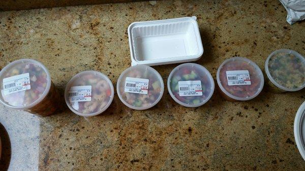 A&S Fine Foods charged $86.78 for these containers.  What a disappointing Rip-Off.  The most abusive pricing I've ever seen.