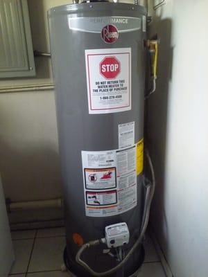 Love my new water heater