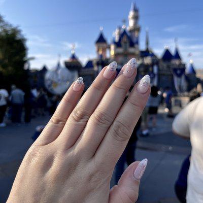 Perfect Disney nails by Brian!