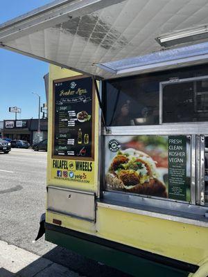 Almost fully vegan food truck (except for egg)