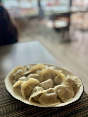 Green Chive with Shrimp & Pork Dumplings