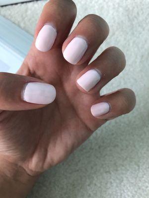 I got this shellac a week and a half ago and it still looks immaculate!! Pricing is very reasonable.  Color is shellac "Aurora"