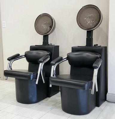 Very comfy hair dryers.