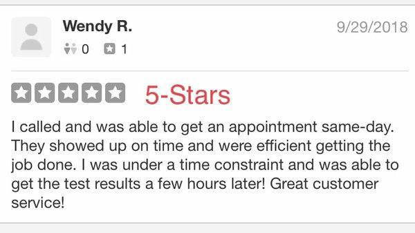 5-Stars Review from a Client!