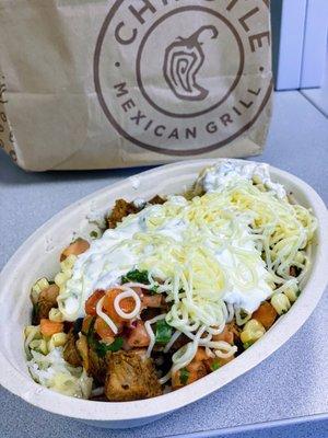 Steak  burrito bowl