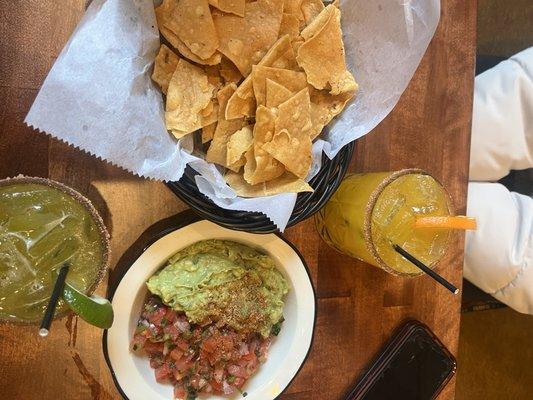 CHIPS, SALSA & GUACAMOLE