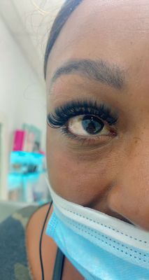 Lashes extensions