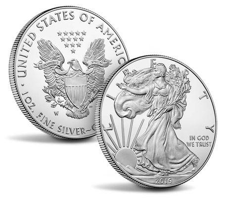 We Buy & Sell American Silver Eagles - Beautiful .999 Fine Silver Coins minted by U.S. Mint.