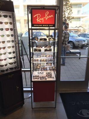 Great selection of Rayban sunglasses.