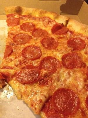 Large pepperoni for $15.15!!! Great price for great pizza, a taste of heaven!