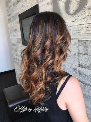 Warm balyage