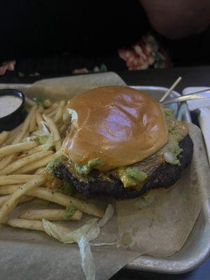 Very cold black bean burger