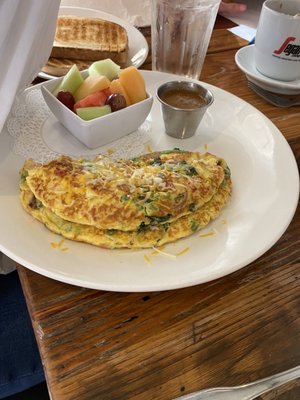 Veggie omelette