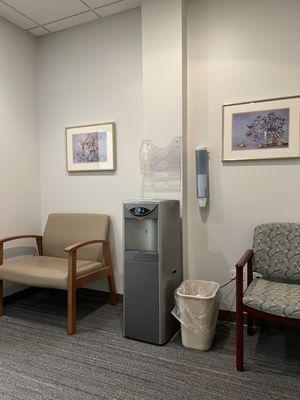 Secondary imaging waiting room