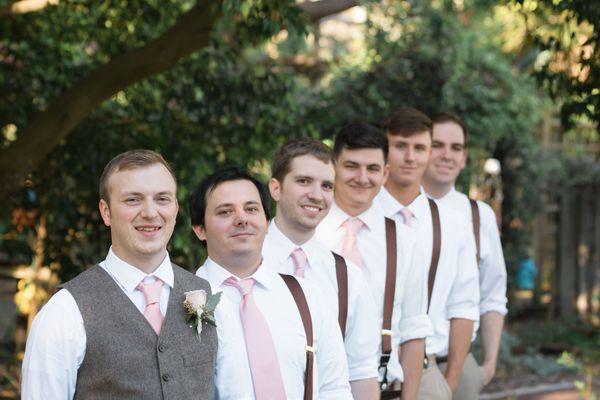 Grooms men portraits