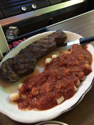 Strip and Gnocchi - Very Good!