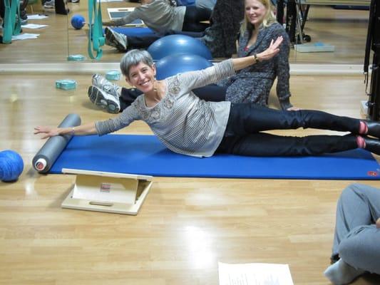 Senior Instructor Gayle Strikes a Pose