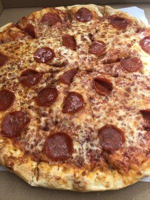 Cheese and Pepperoni Pizza