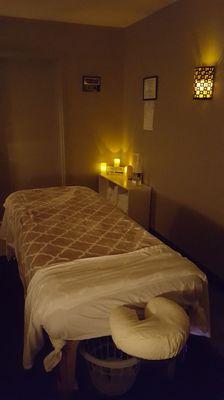 Crystals Massage room in Centralia