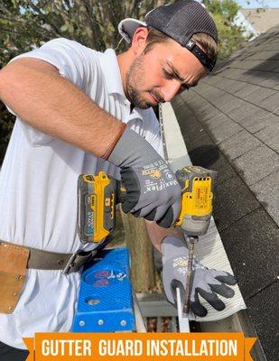 Gutter Guard Installation