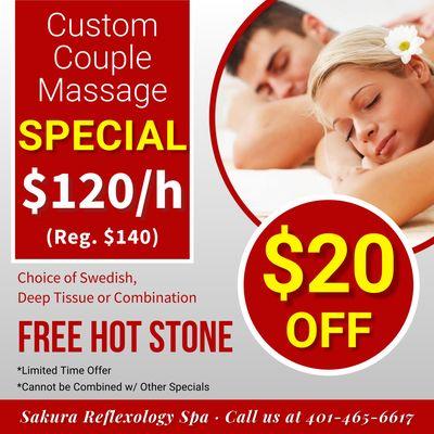 Custom  Couple Massage