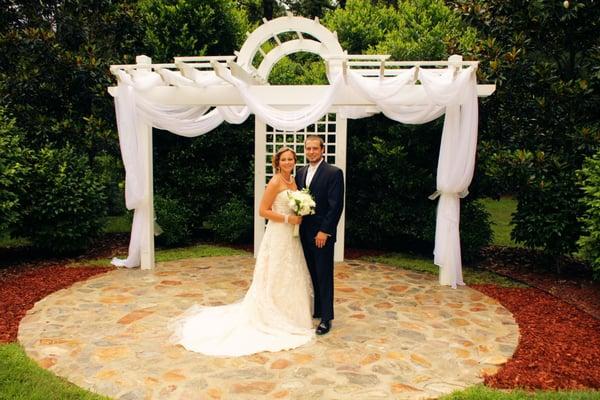 July couple at our altar