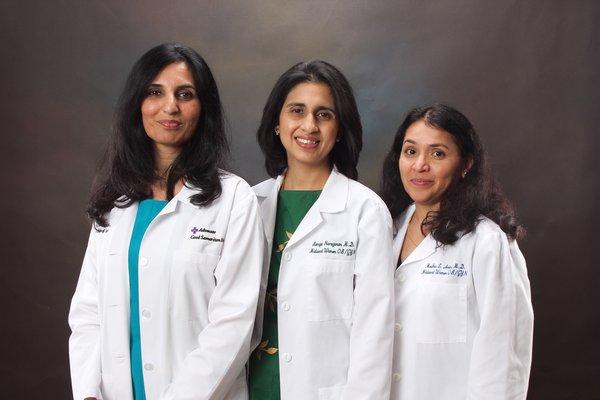 Dr. Shamita Bansore, Dr. Ramya Narayanan and Dr. Medha Amin