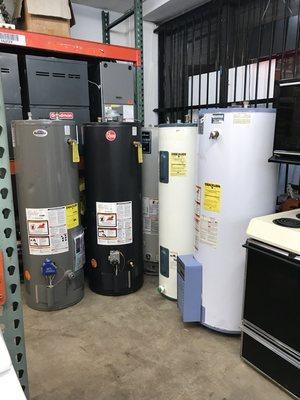 Hot water tanks