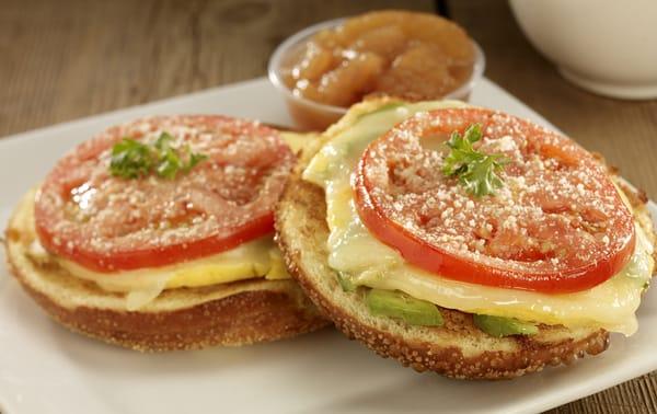 Egg, Jack, Avocado & Tomato Egg Melt