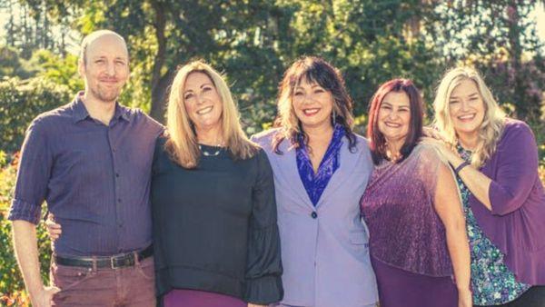 From Left to Right:
 Aaron Karliner, Jeanene Desrosiers, Maude Schellhous, Sandra Zambo, Lezlie Sterling