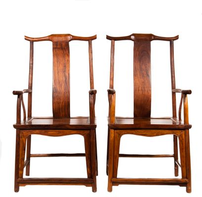 September 2019 Pair of Huanghuali Chairs