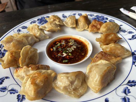 Pork potstickers