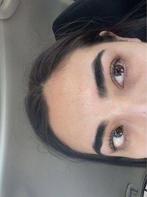 Fresh brows and lash lift