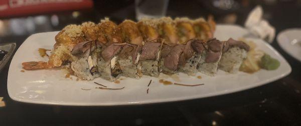 New Year Roll Surf and turf roll