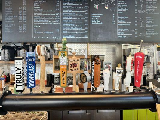 Look at what they have on tap! Nice!