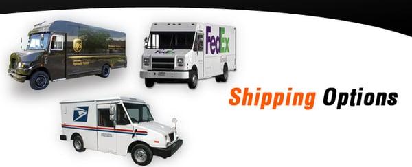 Compare pricing on FedEx, UPS, and Postal Office rates before shipping!