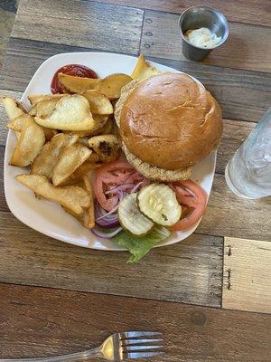 Pork tenderloin sandwich