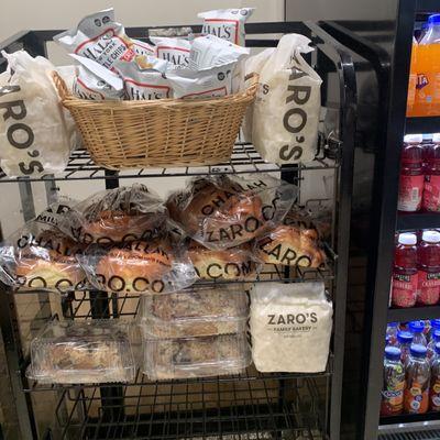 Zaro's bread shelf