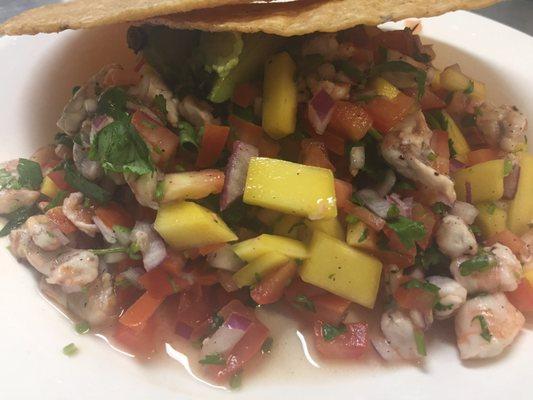 Ceviche de  mango