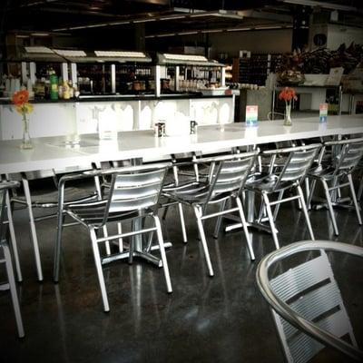 Salad bar/cafe area