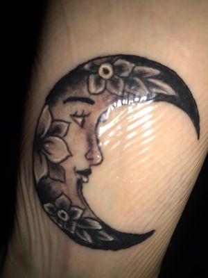 Moon tattoo