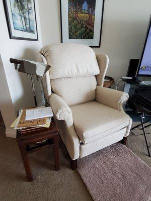 Classic wingback from 1992 transformed and better than new