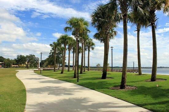 Monument is within the Kissimmee Lakefront Park