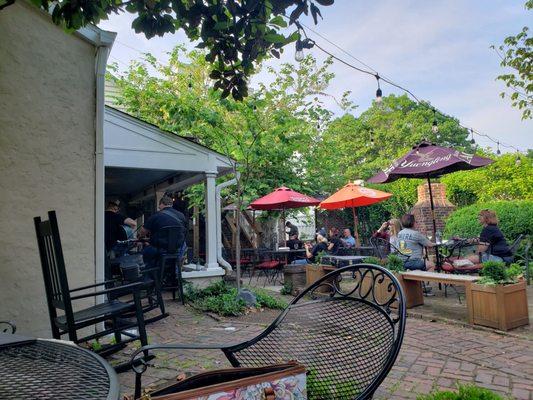 Patio and live music