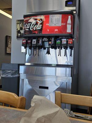 Fountain drinks available